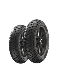 Resim Rks Neon 125 90/90-12 Ve 3.50-10 Sc500 Winter Grip 2 Tubeless Ön Arka Kış Lastik Takımı 