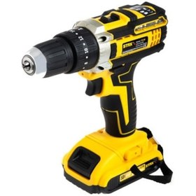 Resim Staxx Power STX1080 58V 8AH Samsung Çift Akülü Darbeli Şarjlı Vidalama Maktap + 2 Adet Uç 