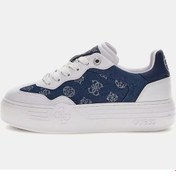 Resim Guess Swole 4g Ve Peony Logolu Kadın Sneaker Ayakkabı Flpsw2den12 Mavi 