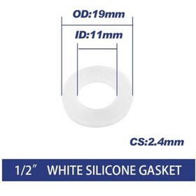 Resim MSO Yüksek Kalite Silikon Bahçe Musluk Başlık Adaptör Conta (A) 