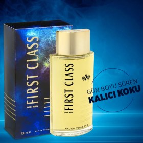 Resim First Class Erkek Edt Parfüm 100 Ml + Erkek Deodorant 3x150 Ml 