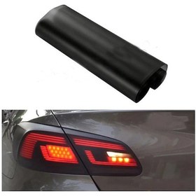 Resim Far Stop Filmi Folyosu Kaplama Mat Siyah 1 Metre 