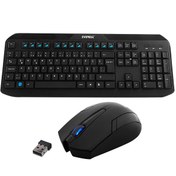 Resim Everest KM-8000 Kablosuz Multimedia Q Klavye + Mouse Set 