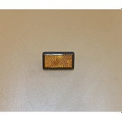 Resim Mini Dikdörtgen Sarı Renk Reflektör 2 Adet 6 Mm Vidalı 