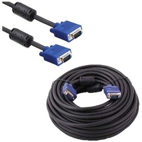 Resim Ayt 15 Pin Erkek Erkek 40 Metre Vga Kablo İki Ucu Erkek Bilgisayar Monitör Vga Kablosu 