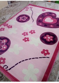 Resim Artemis Halı C596A Rose Pink Kids Çocuk Odası Halısı 133X190 Cm 