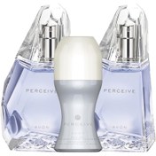 Resim Avon Perceive Kadın Parfüm EDP 2 x 50 ML + Roll On 