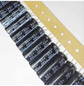 Resim 680mf 50v 12.5x35 105 Jıanghaı Elko Kondansatör 20 Adet 