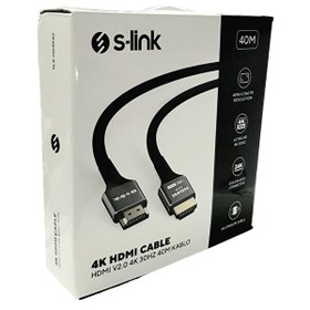 Resim S-Link SLX-HD4K40 4K V2.0 30 Hz 40 M HDMI Kablo 