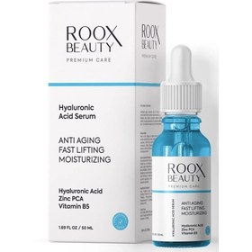 Resim Roox Beauty Yaşlanma Karşıtı & Yoğun Nemlendirici Hyaluronik Asit Serum 50 ml 