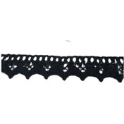 Resim Kopanaki Dantel en 1,5 cm Siyah 1 Metre 