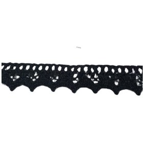 Resim Kopanaki Dantel en 1,5 cm Siyah 1 Metre 