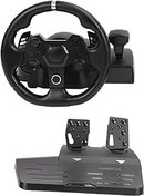 Resim Bewinner Game Racing Wheel ve pedallar, PS4, PS3, One, 360 için, Switch, Android, PC için, USB yarış direksiyonu 