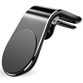 Resim Havalandırma Klipsli Manyetik Araç İçi Telefon Tutucu Siyah 