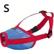 Resim Fochsia Küçük Orta Boy Köpekler İçin Yumuşak Nefes Alabilir Ağızlık Kırmızı 