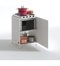 Resim Kenzlife ocak dolabı ahunaz byz 85*60*56 hazır mutfak klasik set üstü ocak için arkalıksız 