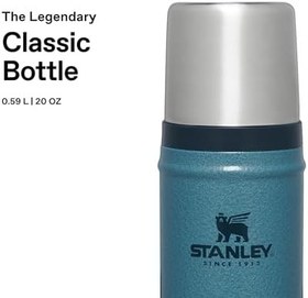 Resim STANLEY Classic Legendary Vakumlu Termos 0.60 Litre - Mavi (Hammertone Lake) | Paslanmaz Çelik 
