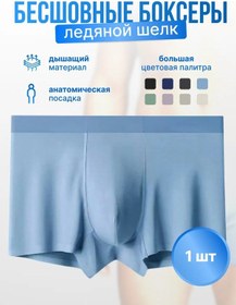 Resim Cg Underwear Erkek Dikişsiz Boksör Külot 1 Adet 173279726 Mavi 