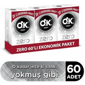 Resim Okey Zero Prezervatif 60'lı 