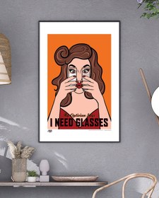Resim I Need Glasses Poster 