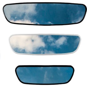 Resim TAKGÖR Pırlanta 3'lü Set Eğik Kollu Dikiz Aynası Siyah Beyaz Beşiktaş 