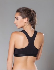 Resim Pierre Cardin Moonlight 2149 Siyah Fermuarlı Önden Açılabilir Arkası Sporcu Pamuklu Sütyen siyah 