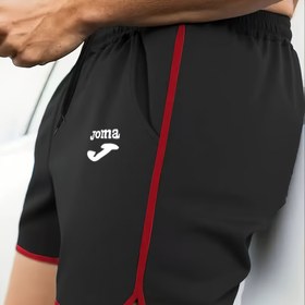 Resim Erkek JUMA Logolu Yüzme Şortları - Nefes Alabilen Polyester, Geometrik Desen, Düzenli Kesim, Plaj ve Dış Mekan Aktiviteleri İçin İdeal, Plaj Şortları | Spor Şortları | Dayanıklı Yüzme Kıyafeti 