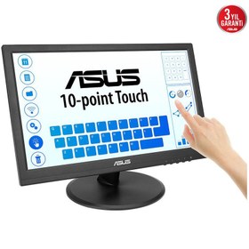 Resim 15.6 Asus Vt169he Ips 5ms 60mhz 1xvga 1xhdmi Fhd 1920x1080 Dokunmatik Ekran Flicker Free Cercevesiz Vesa Siyah 