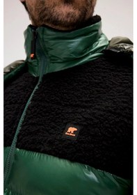 Resim Bad Bear Albert Koyu Yeşil Erkek Puffer Mont Siyah 