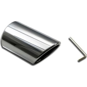 Resim Drs Tuning Renault Clio 5 Krom Egzoz Ucu Vidalı 2019 ve Üzeri 