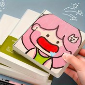 Resim 1 Taşınabilir Cep Mini Kare Çizim Defteri - 230G, 58 Sayfa 116 Sayfa Herbirisi, Çoklu Boyutlar, Akrilik Kalem ve Su Temizleme Boyama için Uygun, Cep Boyutu Sanat Dergisi 