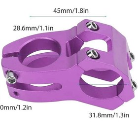 Resim Wake Gidon Ve Boğaz Seti, Mor Renk, Aluminyum, Uzunluk 780 Mm 