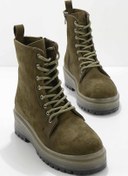Resim Bambi Haki Süet Kadin Bot & Bootie K02669744002 Bambi