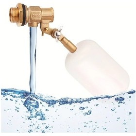 Resim Willowhaven 1 Adet 4ü 1 Arada Beyaz Otomatik Şamandıralı Su Seviye Vana Bakır Yapı Su Tankı Havuz 