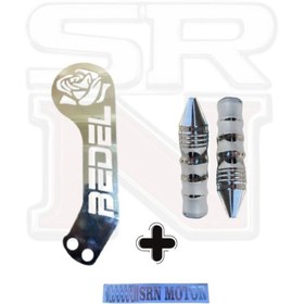 Resim Gogo Cg Cup Drift Modifiye Bedel Çeki Demiri + 1 Takım Nikel 4 Parmak Elcik Takımı 