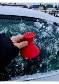 Resim Araba Buz Kazıyıcı /araç Camı Kazıma Aparatı 