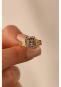 Resim Çgk Kuyumculuk Hasır Baget Altın Yüzük Yaldız 