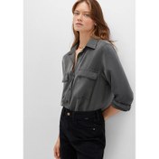 Resim Mavi Liyosel Kadın Gömlek (M1210951-70088) 