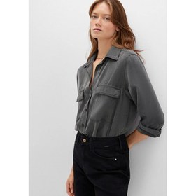 Resim Mavi Liyosel Kadın Gömlek (M1210951-70088) 