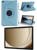 Resim Samsung Galaxy Tab A9 8gb Ram 128gb 8'7 Inç Siyah Tablet Turkuaz Kılıf Kalem Adaptör(TÜRKİYE GARANTİLİ) 