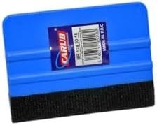 Resim Carub Amerikan Çizilmez Süper Koyu Siyah Cam Filmi 75 Cm X 5 Metre + Keçeli Çekme Aparatı 