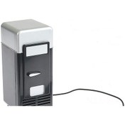 Resim Xindoker Usb Çift Fonksiyonlu Mini Buzdolabı - Soğutma/ısıtma, Kablolu Kontrol, Siyah, 19.4x9x9cm 