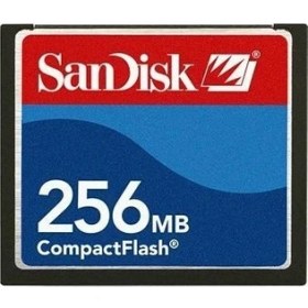 Resim Sandisk Cf 256 Mb Compact Flash Kart 