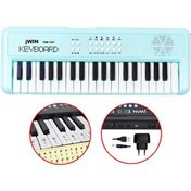 Resim Jwin CMK-1237 37 Tuşlu Elektronik Org Turkuaz - Etiket ve Adaptör 