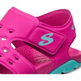 Resim Skechers SİDE WAVE-HEART BLİSS Büyük Kız Çocuk Pembe Sandalet - 86624L HPAQ 