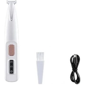 Resim Soulader Su Geçirmez Köpek Tıraş Makinesi Led Ekranlı Evcil Hayvan Tüy Kesme Makası 18mm Geniş Bıçak Köpek Tırnak Makası Işık Fonksiyonlu Kedi Bakım Seti 