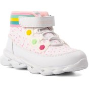 Resim Beyaz Pembe Kız Çocuk Sneaker Bot 