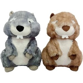 Resim Pb31609-23 Peluş Oturan Sincap 23 Cm Çok Renkli 