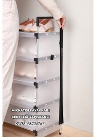 Resim Destpak Mıknatıslı Duvar Aparatlı Ayakkabı Çekeceği - Ekstra Kaliteli - Hem Dekoratif Hem Pratik - Kerata 
