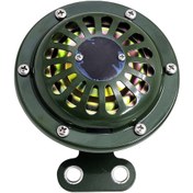 Resim Shineyee 24v Kamyon Ve Tekneler İçin 110db Yüksek Sesli Askeri Yeşil Su Geçirmez Elektrikli Korna 